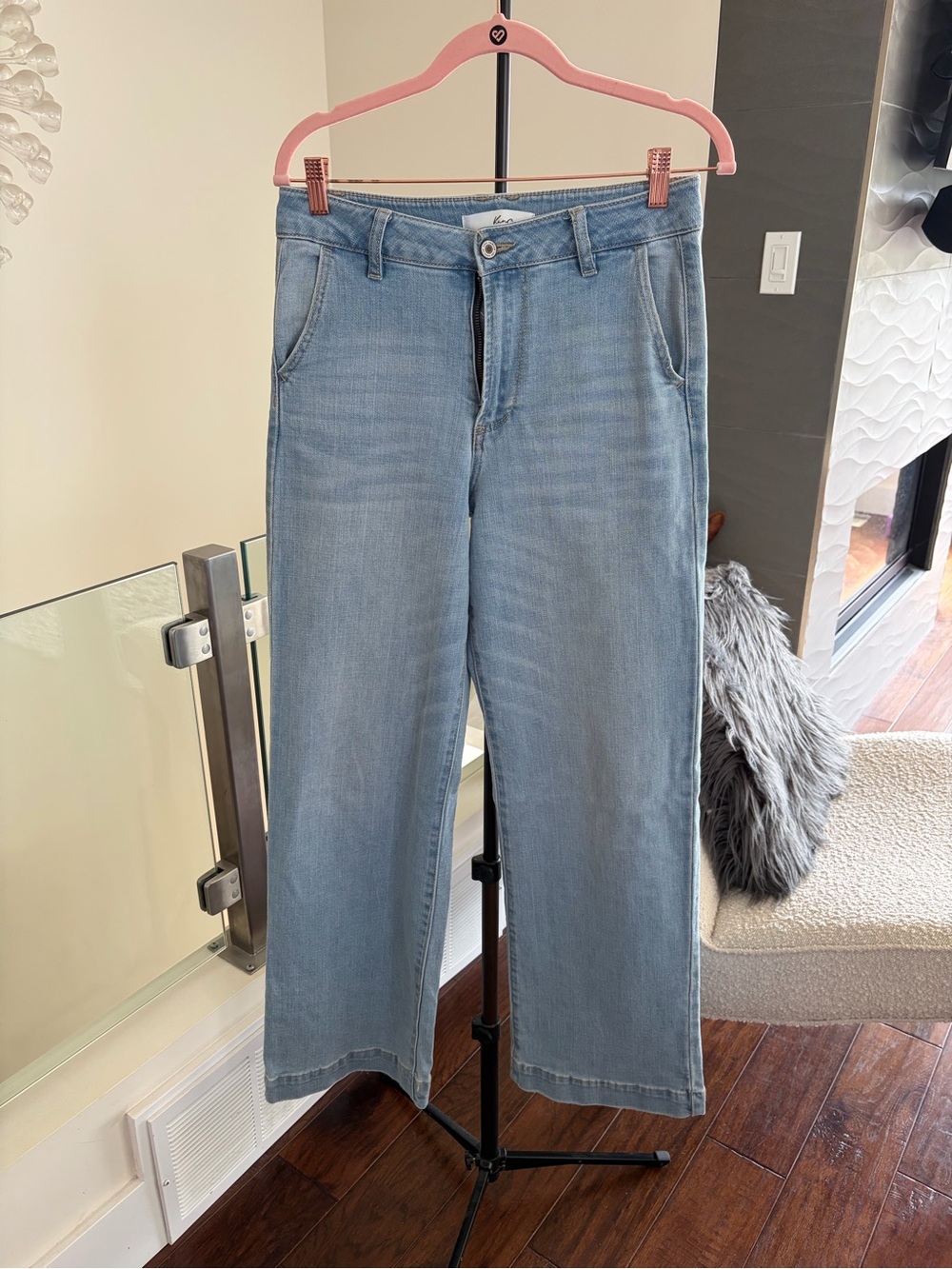 KanCan Light Blue Wide Leg Jeans